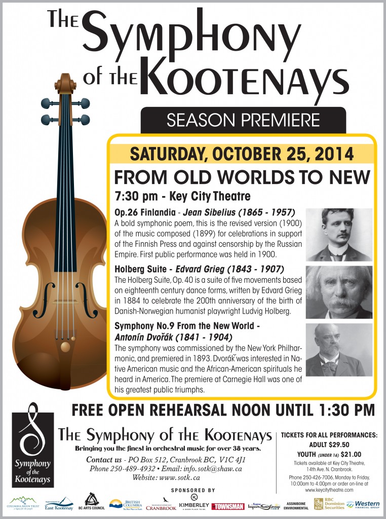 Symphony of the Kootenays Old to New TB 10.09