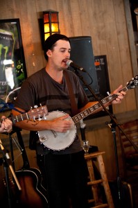 Eric Larocque snd his old time banjo