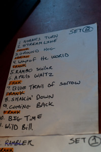  set list 2