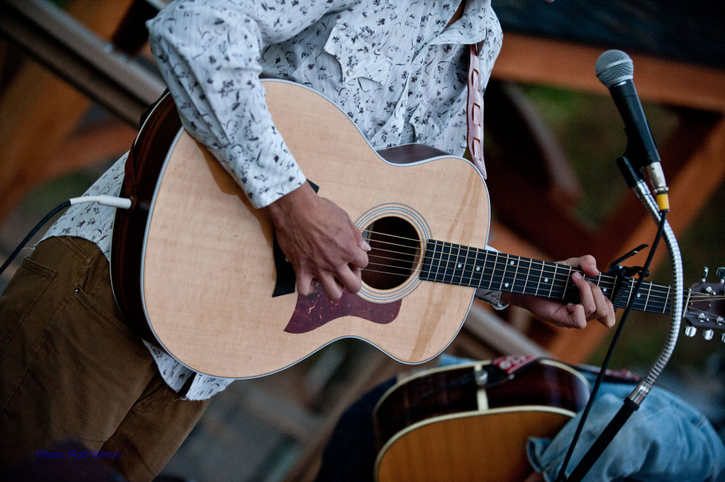 Clayton + guitar